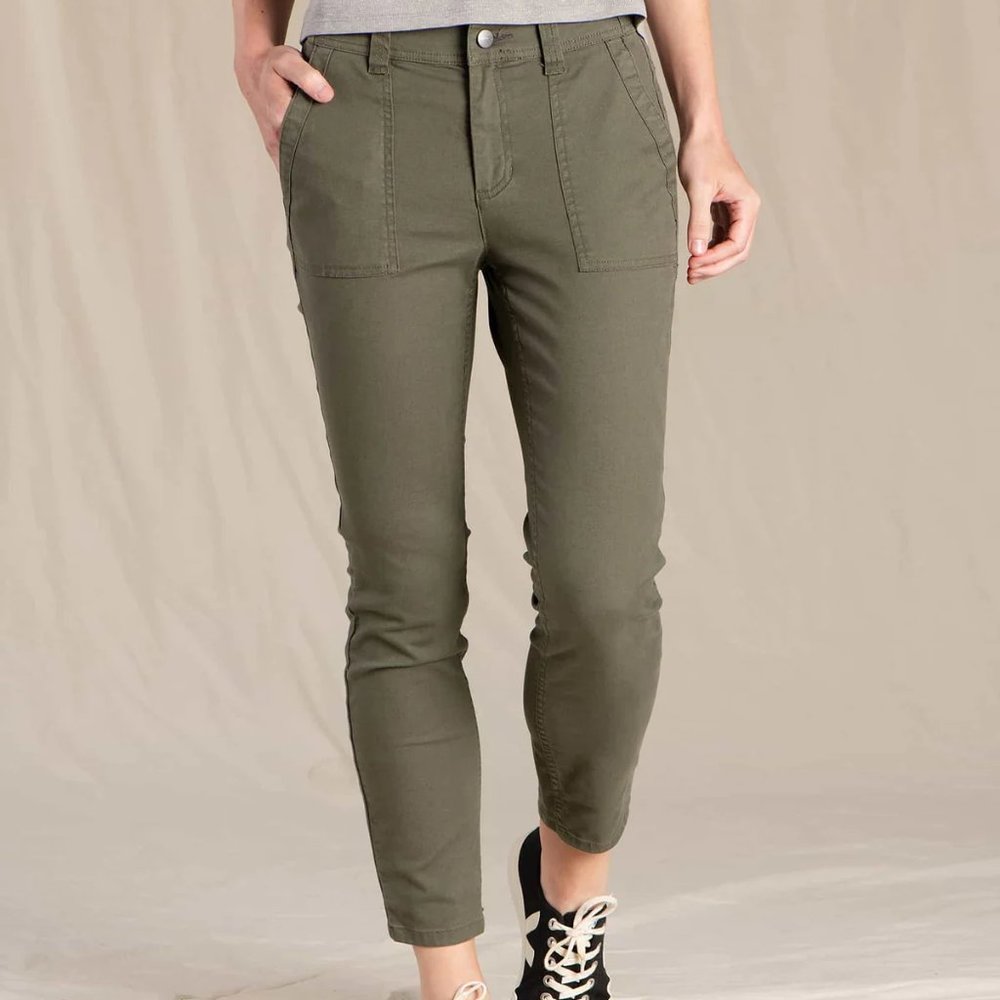 Toad&Co * Earthworks Ankle Pant * Beetle * Size 10